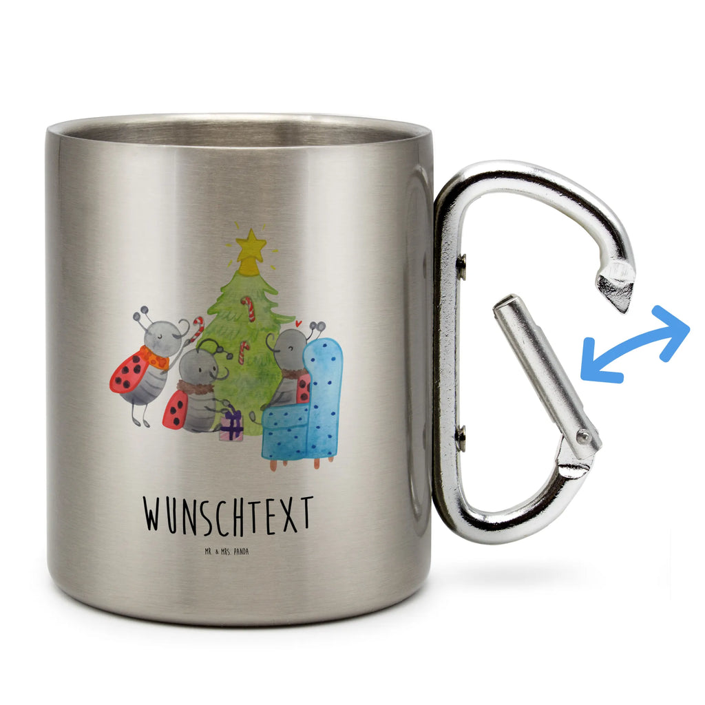 Spersonalizowany kubek ze stali nierdzewnej Boże Narodzenie Smörle Zima, Boże Narodzenie, dekoracje świąteczne, Mikołaj, Adwent, Wigilia, zimowy motyw