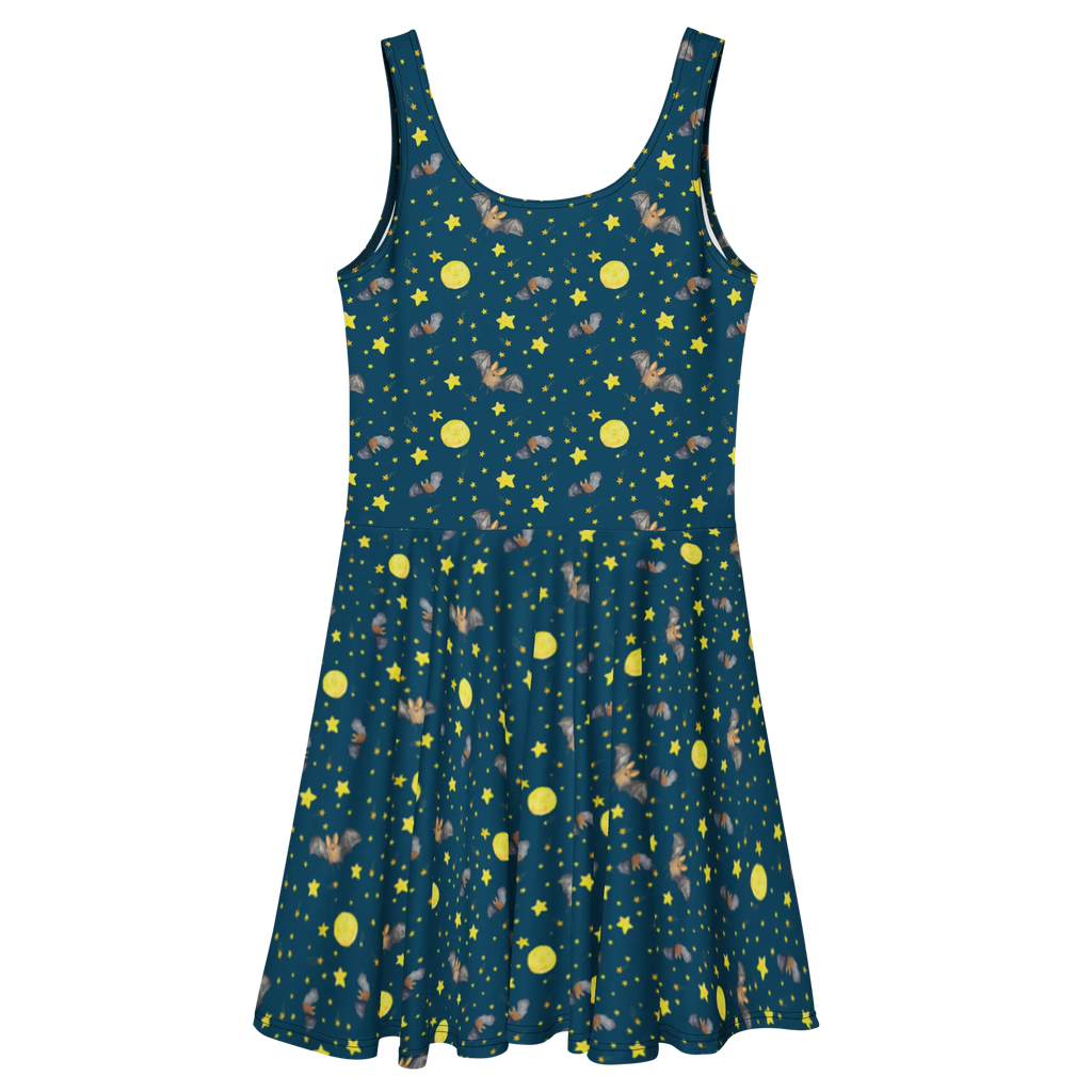 Sommerkleid Fledermaus Flügel Muster Kleid, Sommerkleid, Skaterkleid, Lustige Sprüche, Tiere, Tiermotive, Gute Laune