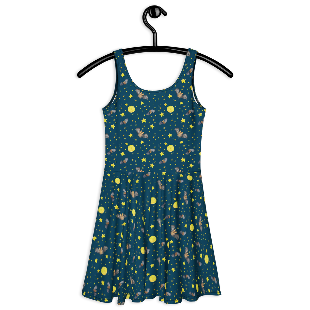 Sommerkleid Fledermaus Flügel Muster Kleid, Sommerkleid, Skaterkleid, Lustige Sprüche, Tiere, Tiermotive, Gute Laune