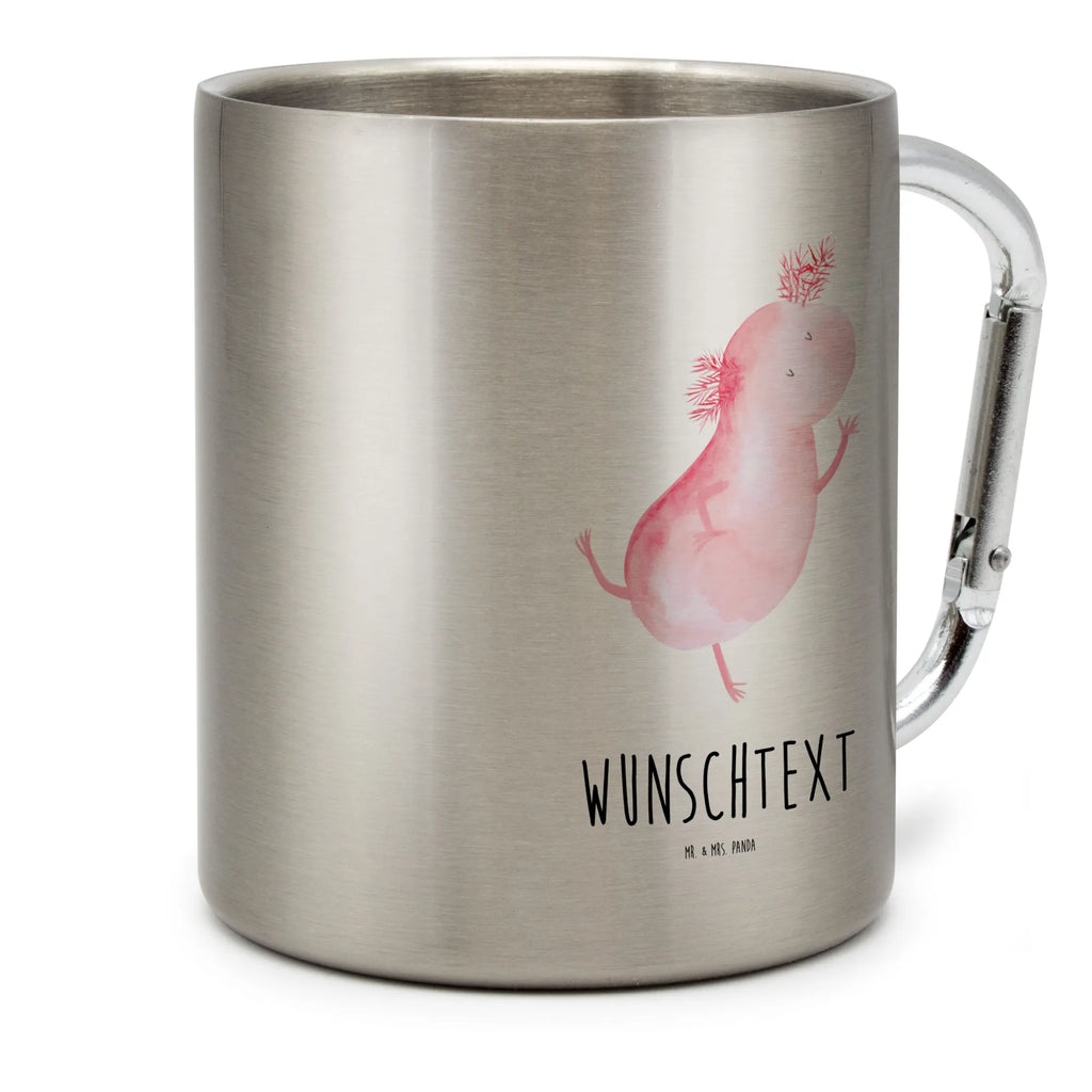 Personalized Stainless Steel Mug axolotl Dance Axolotl, Axelotl, marine animals, Mexican walking fish, salamander, best friend, amphibians, crazy, roof damage, tailfish, stars, axolot, girlfriend