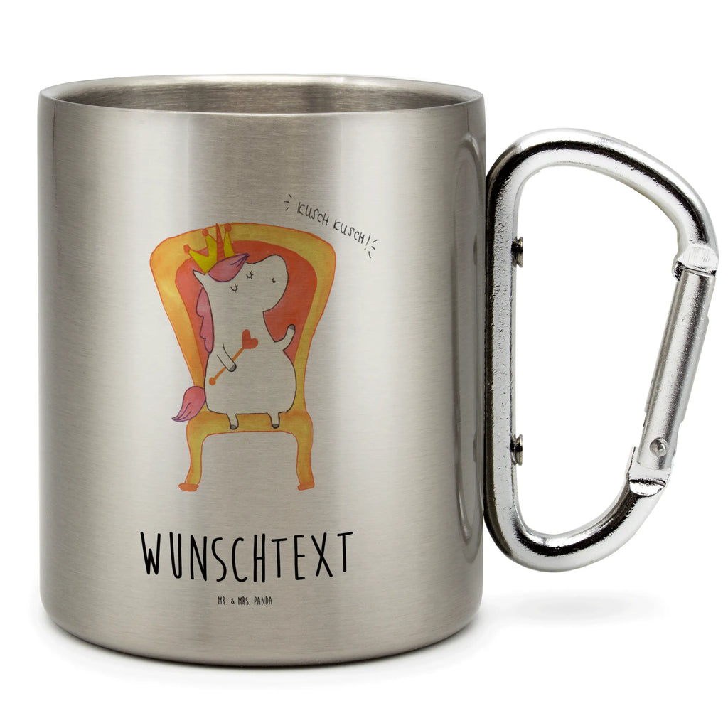 Spersonalizowany kubek ze stali nierdzewnej Jednorożec król Jednorożec, jednorożce, dekoracje jednorożca, jednorożec