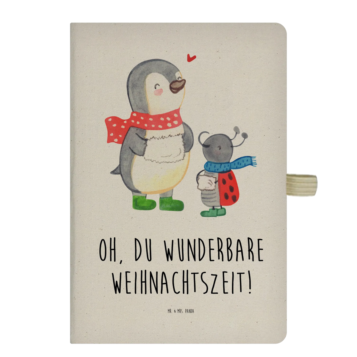 Cotton notebook Smörle Wintertime Christmas time, snow
