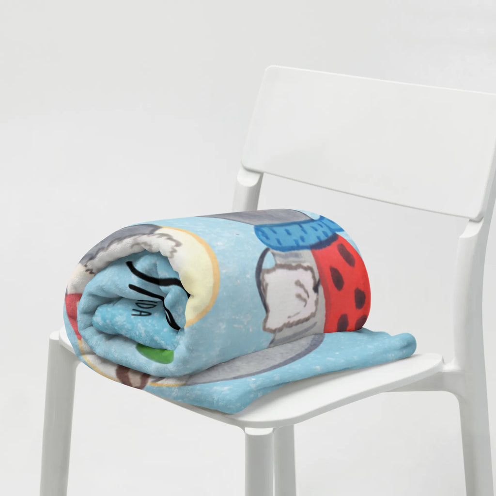 Personalizowany koc Smörle Czas zimy Zima, Boże Narodzenie, dekoracje świąteczne, Mikołaj, Adwent, Wigilia, zimowy motyw