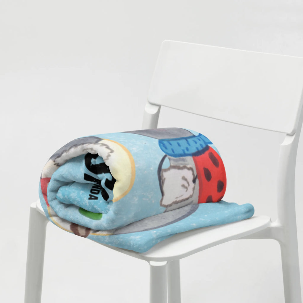 Kocyk dla niemowląt z imieniem Smörle Czas zimy Zima, Boże Narodzenie, dekoracje świąteczne, Mikołaj, Adwent, Wigilia, zimowy motyw