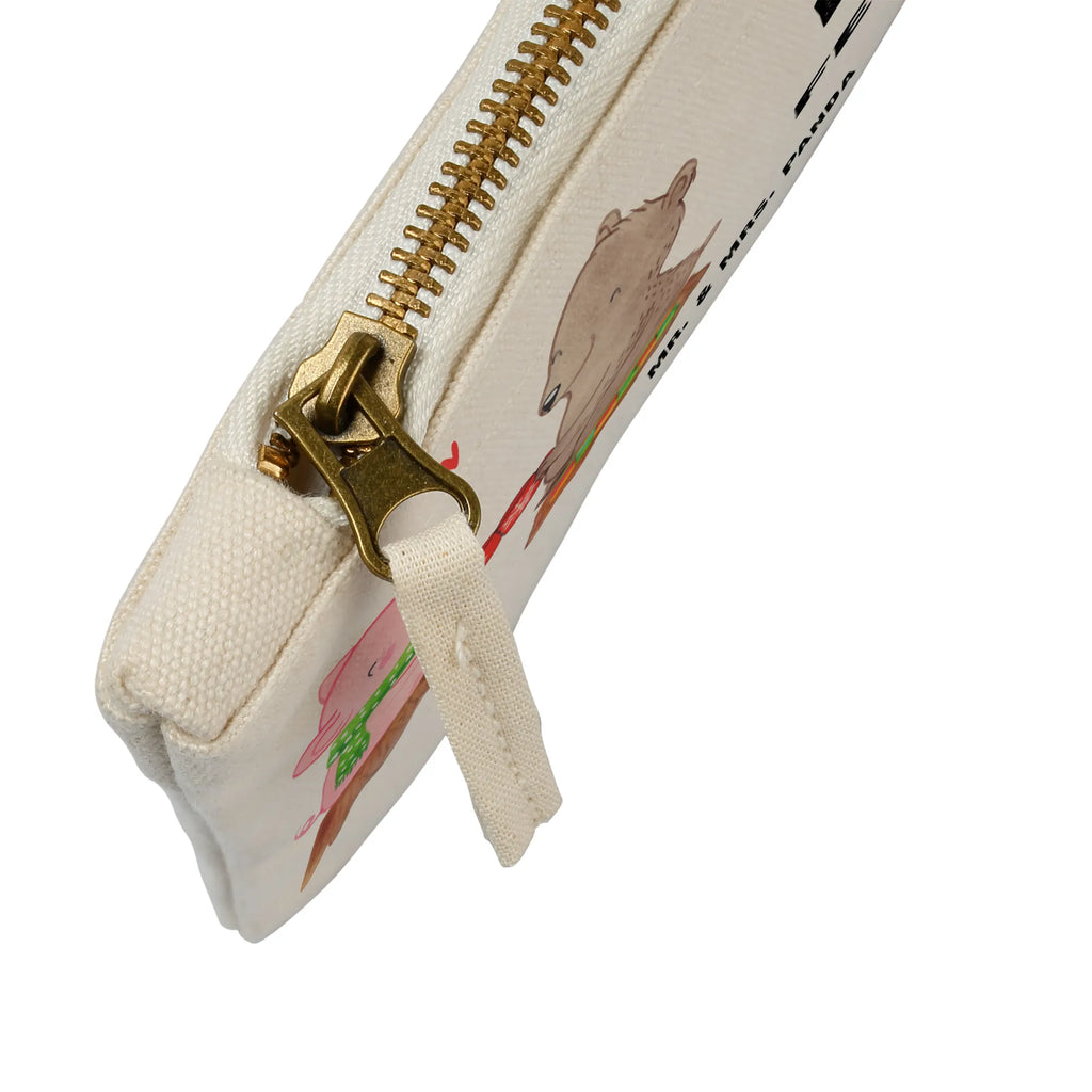 torebka na makijaż Ciepły prosiaczek Impreza Schlampermäppchen, Federmappe, Kulturtasche, Schminkbeutel, pencil case, toiletry bag, Waschbeutel, Waschtasche, utensilientasche, Kulturbeutel, Stiftemäppchen, Schminktäschchen, aufbewahrungstasche, Kosmetikbeutel, pinsel tasche, Schminktasche, Mäppchen, Etui, beauty case, aufbewahrungsbeutel, Kosmetiktasche, kosmetiktäschchen, beauty tasche, Weihnachten, Winter, Weihnachtsdeko, Nikolaus, Advent, Heiligabend, Wintermotiv, Schwein, Bär, Alles Gute, Weihnachtszeit, Prost