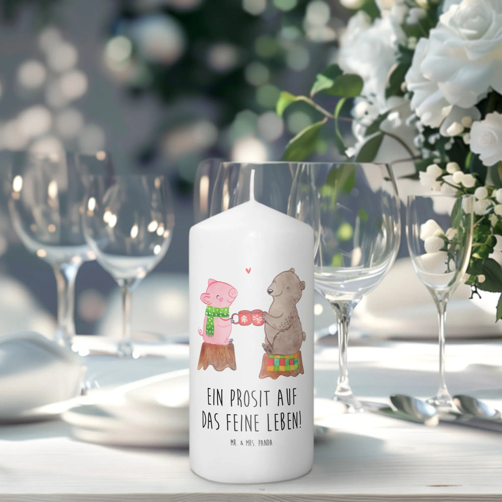 Candle Glowing Pig Bash Kerze, Taufkerze, Kommunionskerze, Geburtstagskerze, Geschenk Kerze, Taufgeschenk Kerze, Kerze mit Druck, Besondere Kerze, Geschenkidee Kerze, Kerze für Kommunion, Geburtstag Kerze, Kommunion Kerze, Winter, Weihnachten, Weihnachtsdeko, Nikolaus, Advent, Heiligabend, Wintermotiv, Prost, Alles Gute, Weihnachtszeit, Schwein, Bär