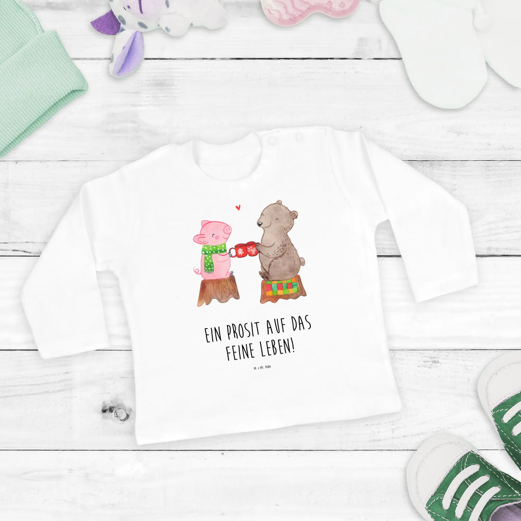 Baby long-sleeve Glowing Pig Bash long sleeve, clothing, baby, Girls, bio, boys, Winter, Christmas, Christmas time, snow
