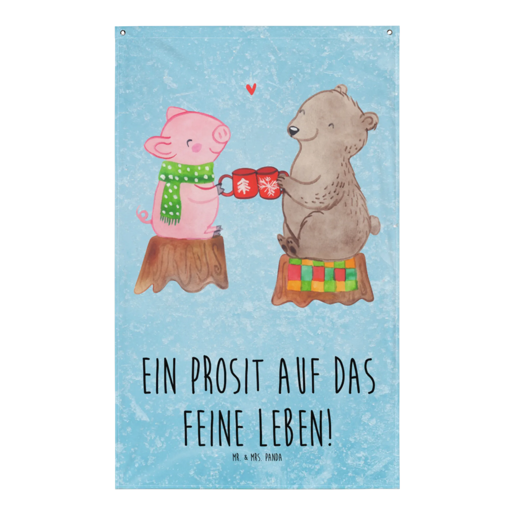 Wandteppich Glühschwein Sause Kinderzimmer Wanddeko, Wandteppich, Kinderzimmer, Wanddeko, Dekoration, Textil-Kunst, Boho, Kinderzimmer Deko, Schmuck-Wandbehang, Wand Deko, Tapestry, Tapisserie, Wandbild, Kinderzimmer Wand, Wandbehang, Wandtuch, Winter, Weihnachten, Weihnachtsdeko, Nikolaus, Advent, Heiligabend, Wintermotiv, Schwein, Bär, Weihnachtszeit, Prost, Alles Gute