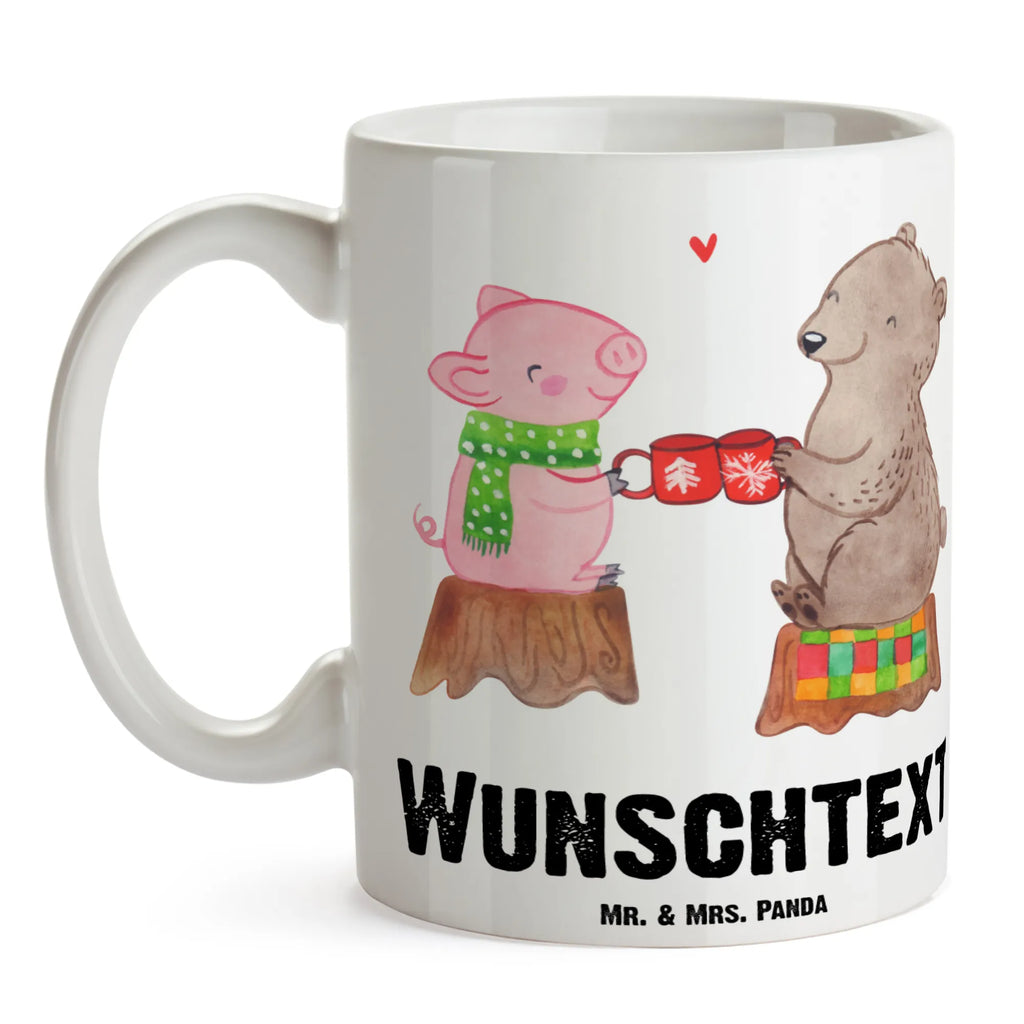 Personalisierte Tasse Glühschwein Sause Personalisierte Tasse, Drucken, Namen, Wunschname, Personalisiert, Namenstasse, Tasse, Tasse mit Namen, Winter, Weihnachten, Weihnachtsdeko, Nikolaus, Advent, Heiligabend, Wintermotiv, Schwein, Alles Gute, Prost, Weihnachtszeit, Bär
