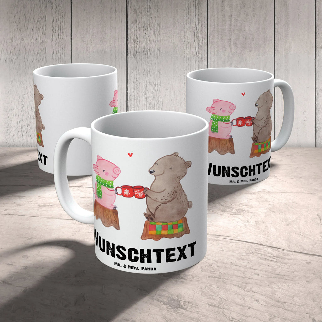 Personalisierte Tasse Glühschwein Sause Personalisierte Tasse, Drucken, Namen, Wunschname, Personalisiert, Namenstasse, Tasse, Tasse mit Namen, Winter, Weihnachten, Weihnachtsdeko, Nikolaus, Advent, Heiligabend, Wintermotiv, Schwein, Alles Gute, Prost, Weihnachtszeit, Bär