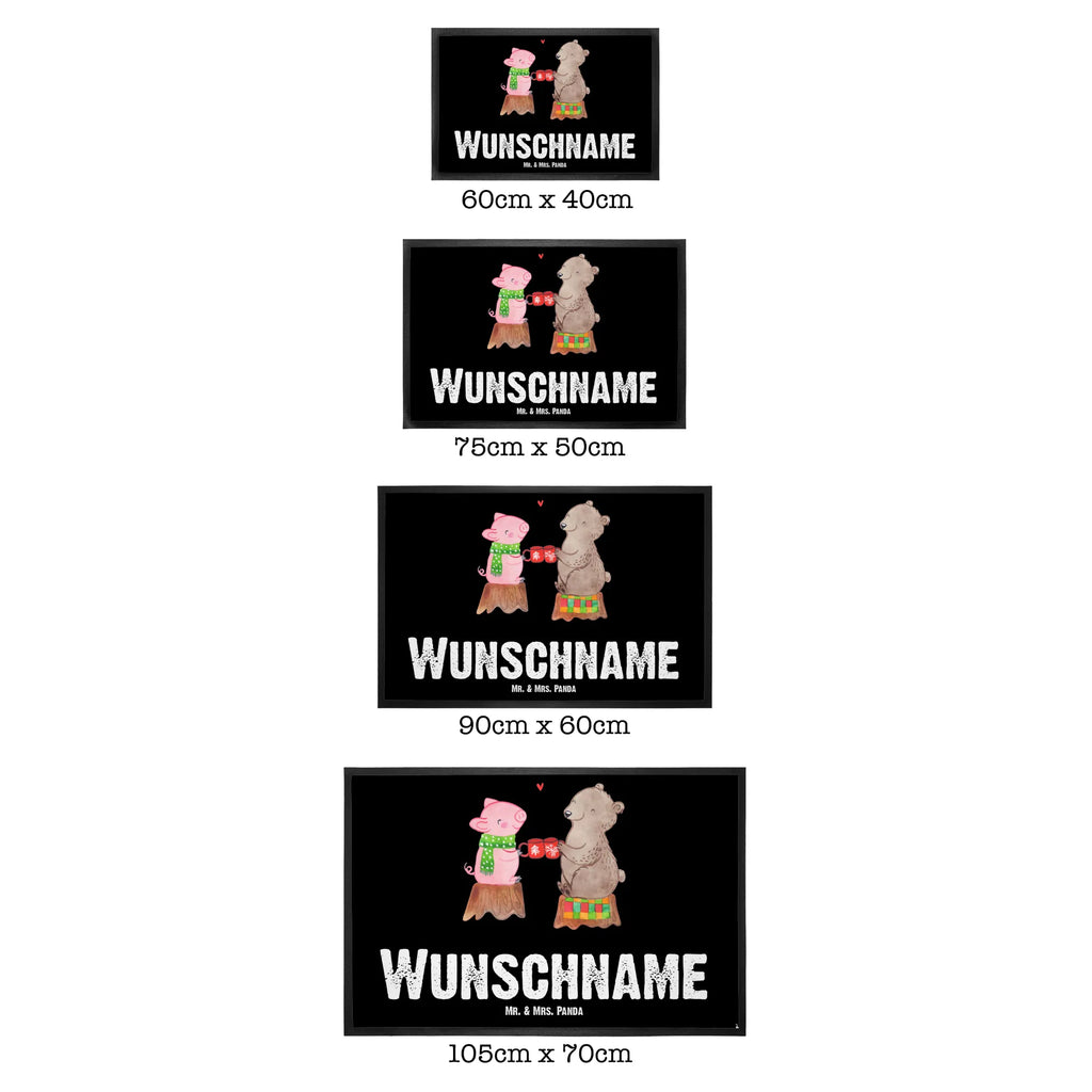 Personalisierte Fußmatte Glühschwein Sause Fußmatte bedrucken, Namensfussmatte, Haustürmatte personalisiert, Türvorleger mit Namen, Fußmatte mit Namen, Personalisieruung, Bedrucken, Personalisiert, Türvorleger personalisiert, Wunschnamen, Personalisierte Fußmatte, Winter, Weihnachten, Weihnachtsdeko, Nikolaus, Advent, Heiligabend, Wintermotiv, Alles Gute, Weihnachtszeit, Bär, Schwein, Prost