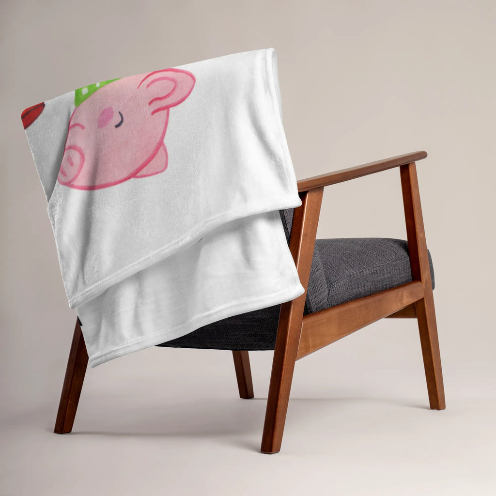 Baby blanket Glowing Pig Bash Winter, Christmas, Christmas time, snow