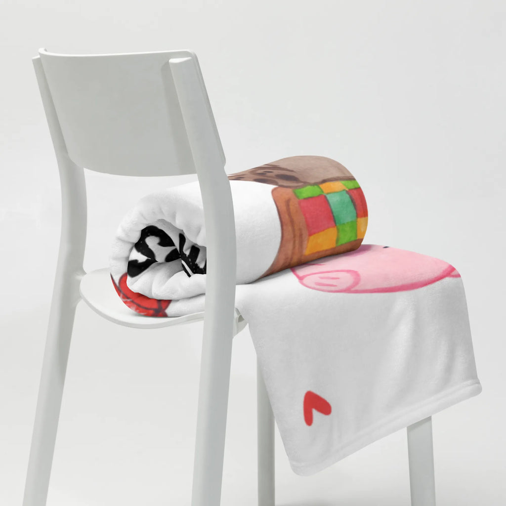 Baby blanket Glowing Pig Bash Winter, Christmas, Christmas time, snow