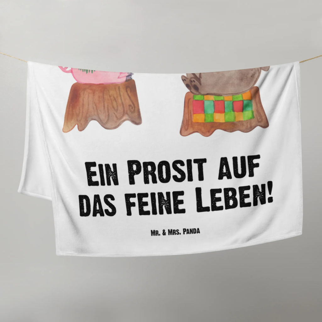 Baby blanket Glowing Pig Bash Winter, Christmas, Christmas time, snow