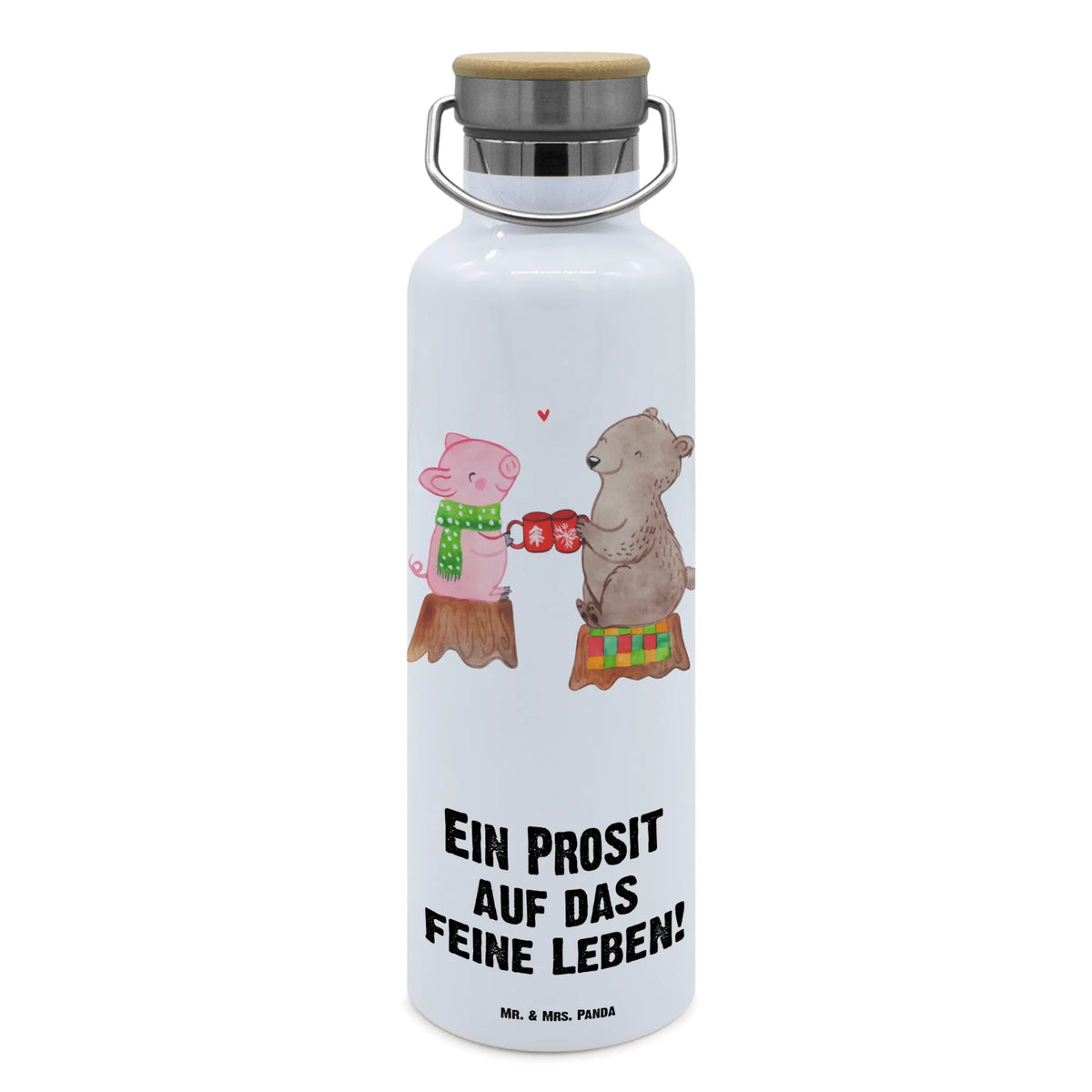 Trinkflasche Glühschwein Sause isolier trinkflasche, metallflasche, metall trinkflasche, Getränkeflasche, große thermosflasche, getränkebehälter, große wasserflasche, große trinkflasche, thermobottle, thermos trinkflasche, Edelstahlflasche, Isolierte Trinkflasche, wasser trinkflasche, feldflasche, Thermosflasche, Trinkbehälter, Thermo-Trinkflasche, Trinkflasche, Trinkflasche Aus Edelstahl, Warmhalteflasche, Trinkgefäß, Vakuumflasche, Wasserflasche, Weihnachten, Winter, Weihnachtsdeko, Nikolaus, Advent, Heiligabend, Wintermotiv, Prost, Schwein, Weihnachtszeit, Bär, Alles Gute