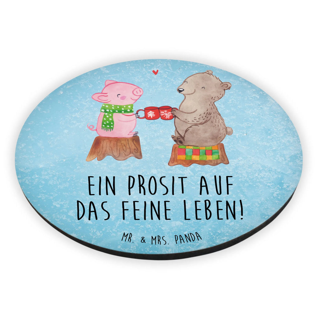 Okrągły magnes Ciepły prosiaczek Impreza Whiteboard Magnet, Kühlschrankmagnet, Pinnwandmagnet, Souvenir Magnet, Dekomagnet, Kühlschrank Dekoration, Notiz Magnet, Motivmagnete, Winter, Weihnachten, Weihnachtsdeko, Nikolaus, Advent, Heiligabend, Wintermotiv, Prost, Bär, Alles Gute, Schwein, Weihnachtszeit