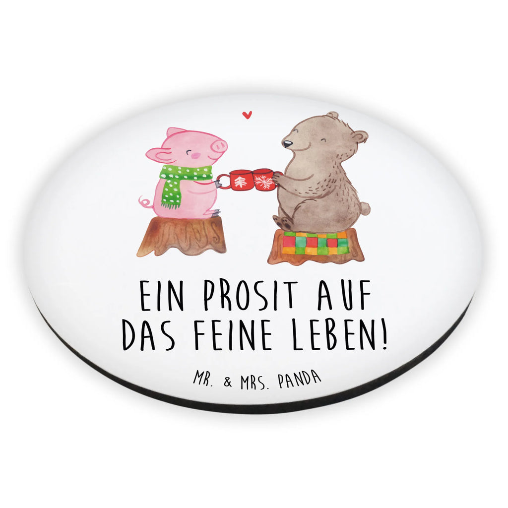 Okrągły magnes Ciepły prosiaczek Impreza Whiteboard Magnet, Kühlschrankmagnet, Pinnwandmagnet, Souvenir Magnet, Dekomagnet, Kühlschrank Dekoration, Notiz Magnet, Motivmagnete, Winter, Weihnachten, Weihnachtsdeko, Nikolaus, Advent, Heiligabend, Wintermotiv, Prost, Bär, Alles Gute, Schwein, Weihnachtszeit