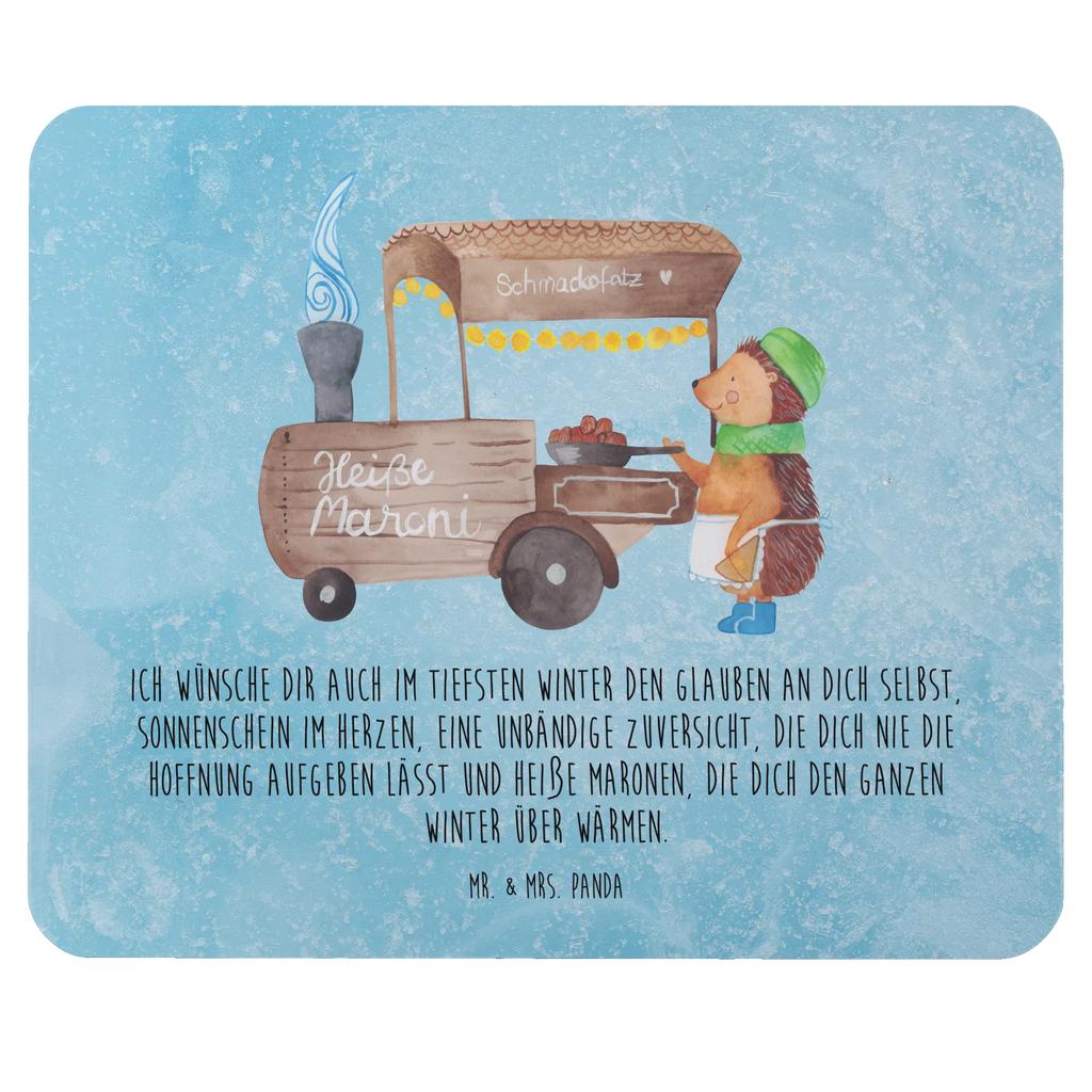 Podkładka pod mysz Jeż kasztany Mauspad Büro, Mauspad, Büroausstattung, Arbeitszimmer, Mausunterlage, Mousepad, Computer zubehör, Designer Mauspad, PC Zubehör, Einzigartiges Mauspad, Winter, Weihnachten, Weihnachtsdeko, Nikolaus, Advent, Heiligabend, Wintermotiv, Maronen, Duft, Weihnachtsmarkt, Kastanien