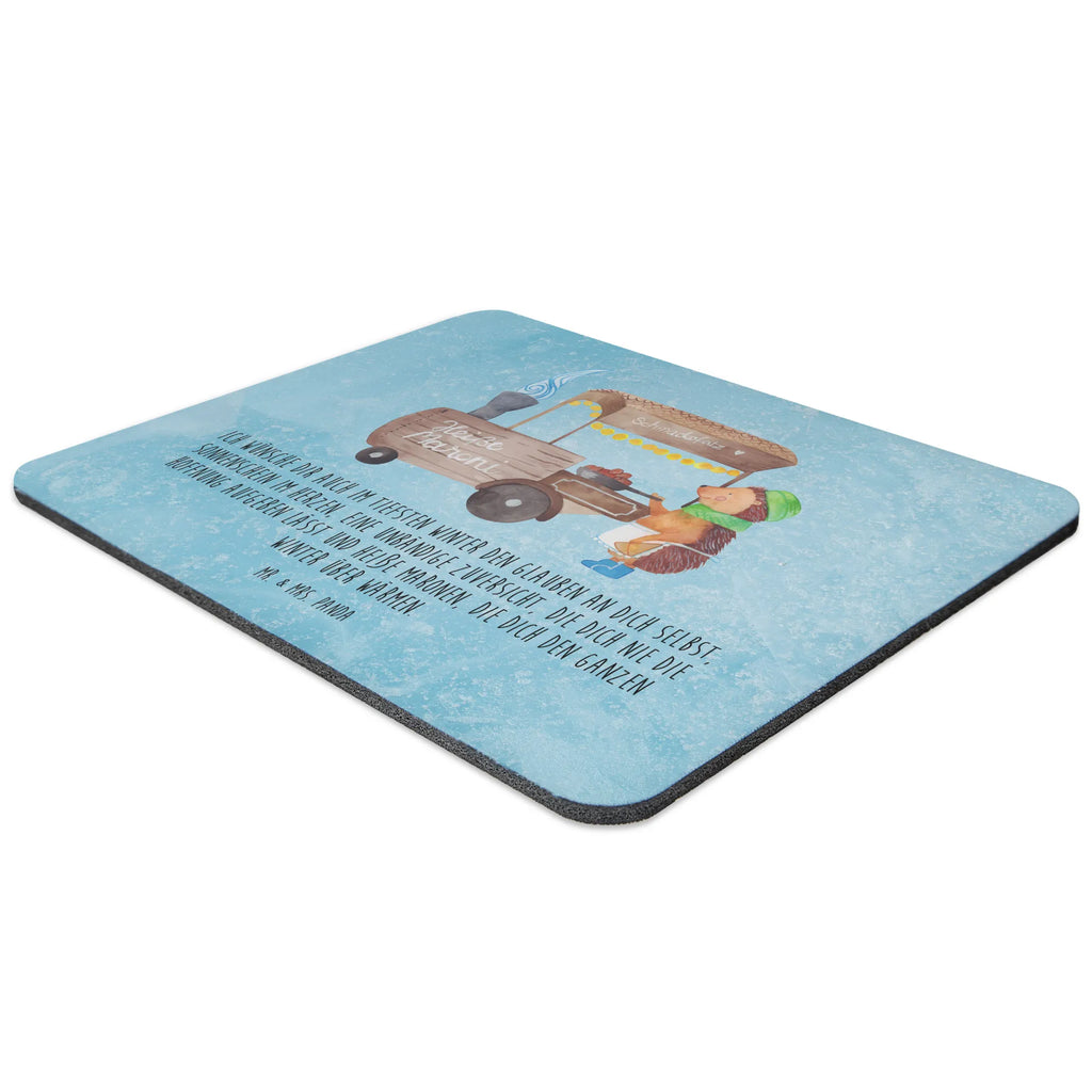 Podkładka pod mysz Jeż kasztany Mauspad Büro, Mauspad, Büroausstattung, Arbeitszimmer, Mausunterlage, Mousepad, Computer zubehör, Designer Mauspad, PC Zubehör, Einzigartiges Mauspad, Winter, Weihnachten, Weihnachtsdeko, Nikolaus, Advent, Heiligabend, Wintermotiv, Maronen, Duft, Weihnachtsmarkt, Kastanien