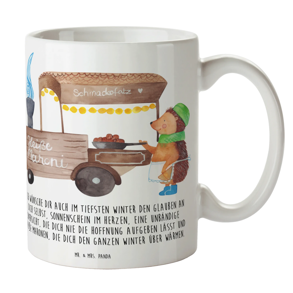 Kubek Jeż kasztany Geschenktasse, Porzellantasse, Teetasse, Keramiktasse, Kaffeetasse, Tasse mit Zitaten, Tasse, Tasse mit Motiven, Bürotasse, Winter, Weihnachten, Weihnachtsdeko, Nikolaus, Advent, Heiligabend, Wintermotiv, Duft, Maronen, Weihnachtsmarkt, Kastanien