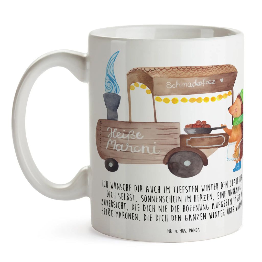 Kubek Jeż kasztany Geschenktasse, Porzellantasse, Teetasse, Keramiktasse, Kaffeetasse, Tasse mit Zitaten, Tasse, Tasse mit Motiven, Bürotasse, Winter, Weihnachten, Weihnachtsdeko, Nikolaus, Advent, Heiligabend, Wintermotiv, Duft, Maronen, Weihnachtsmarkt, Kastanien