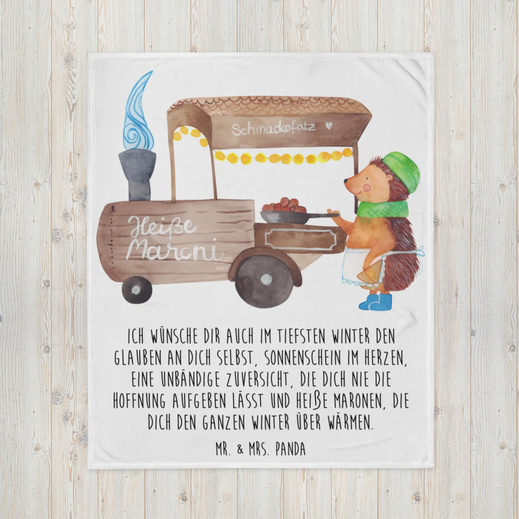 Kuscheldecke Igel Maronen Wolldecke, Tagesdecke, Decke, Sofadecke, Wohndecke, Winter, Weihnachten, Weihnachtsdeko, Nikolaus, Advent, Heiligabend, Wintermotiv, Kastanien, Maronen, Duft, Weihnachtsmarkt