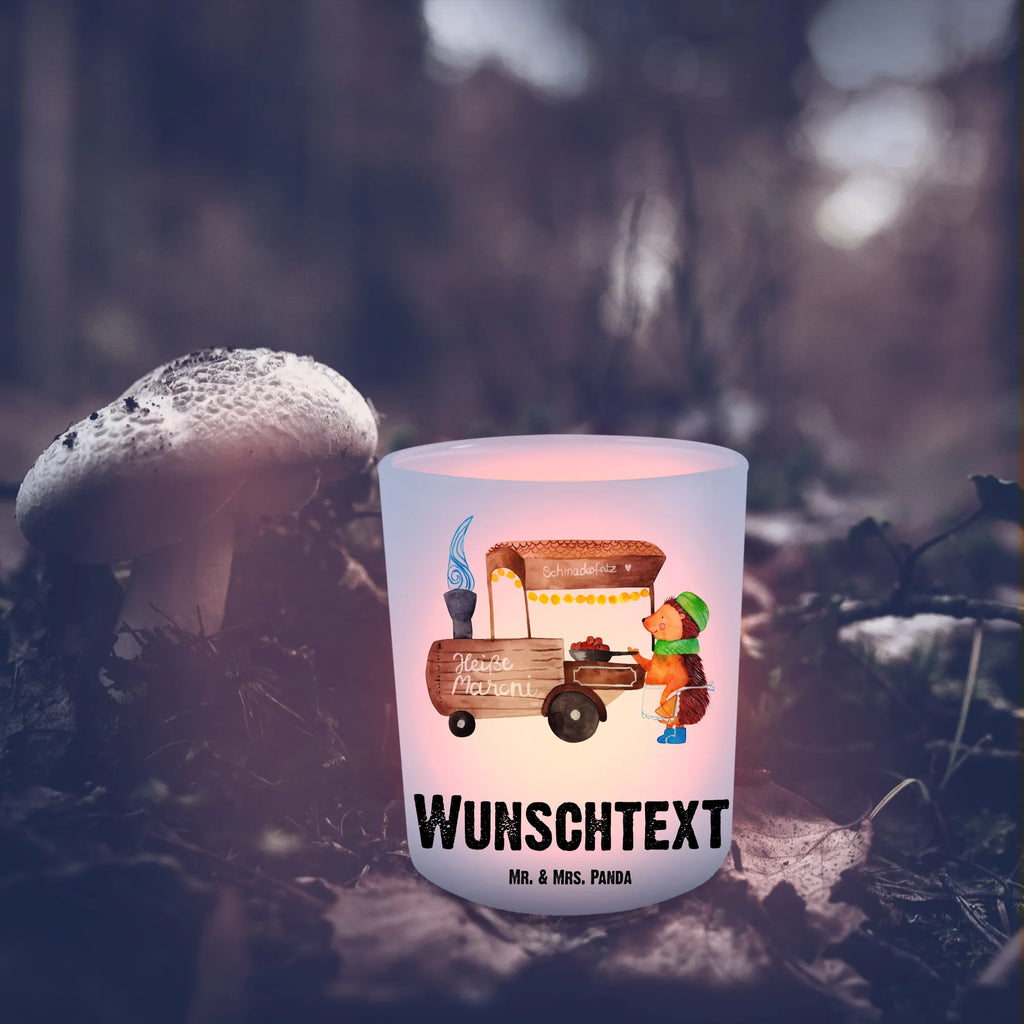 Personalised lantern hedgehog Chestnuts Winter, Christmas, Christmas time, snow