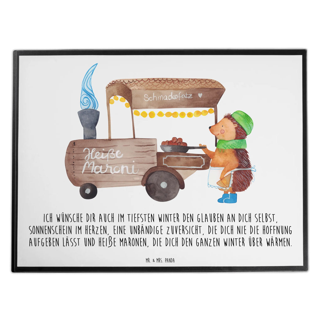 Schreibtischunterlage Igel Maronen Schreibtischauflage, Büroartikel, Schreibwaren, Schreibunterlage, Bürobedarf, Schreibtischunterlage Groß, Schreibtisch Unterlagen, Winter, Weihnachten, Weihnachtsdeko, Nikolaus, Advent, Heiligabend, Wintermotiv, Weihnachtsmarkt, Maronen, Kastanien, Duft