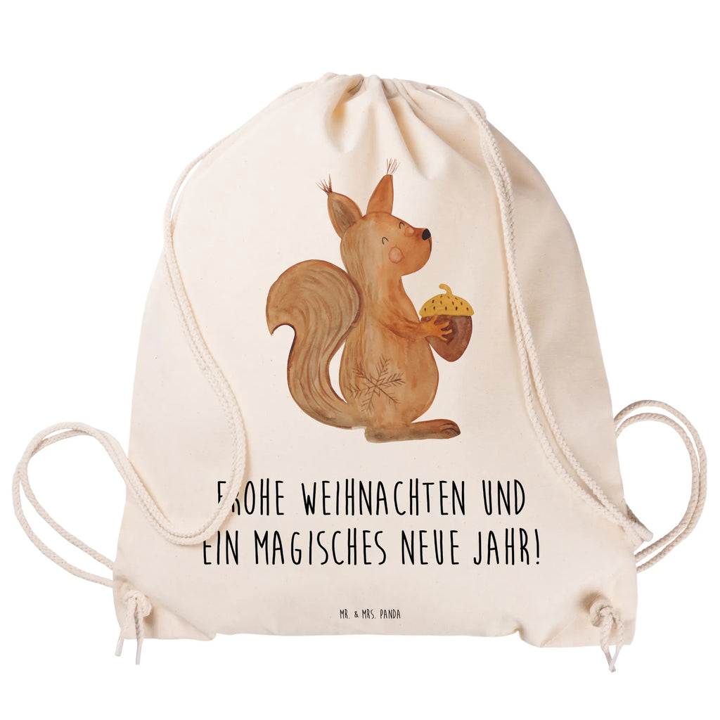 Drawstring bag Squirrel Christmas gym bag, sports bag, jute bag, bag, carrier bag, hipster, Winter, Christmas, Christmas time, snow, Xmas, Christmas Greeting, Christmas Theme, New Year, Bird, Happy New Year, Merry Christmas