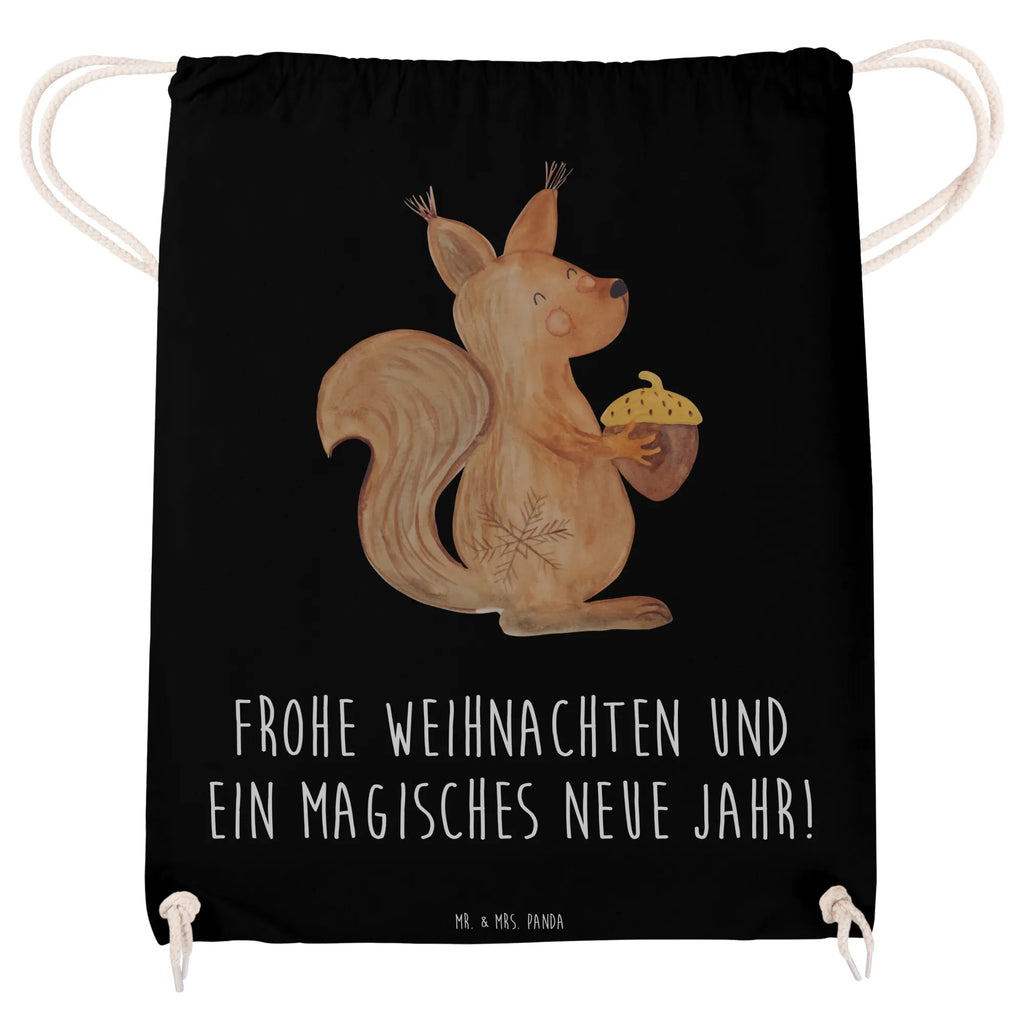 Drawstring bag Squirrel Christmas gym bag, sports bag, jute bag, bag, carrier bag, hipster, Winter, Christmas, Christmas time, snow, Xmas, Christmas Greeting, Christmas Theme, New Year, Bird, Happy New Year, Merry Christmas