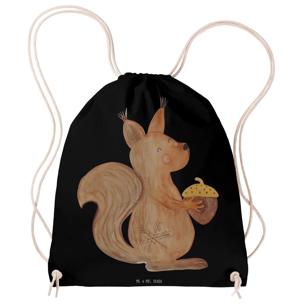 Drawstring bag Squirrel Christmas gym bag, sports bag, jute bag, bag, carrier bag, hipster, Winter, Christmas, Christmas time, snow, Xmas, Christmas Greeting, Christmas Theme, New Year, Bird, Happy New Year, Merry Christmas