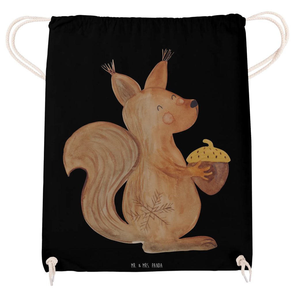 Drawstring bag Squirrel Christmas gym bag, sports bag, jute bag, bag, carrier bag, hipster, Winter, Christmas, Christmas time, snow, Xmas, Christmas Greeting, Christmas Theme, New Year, Bird, Happy New Year, Merry Christmas