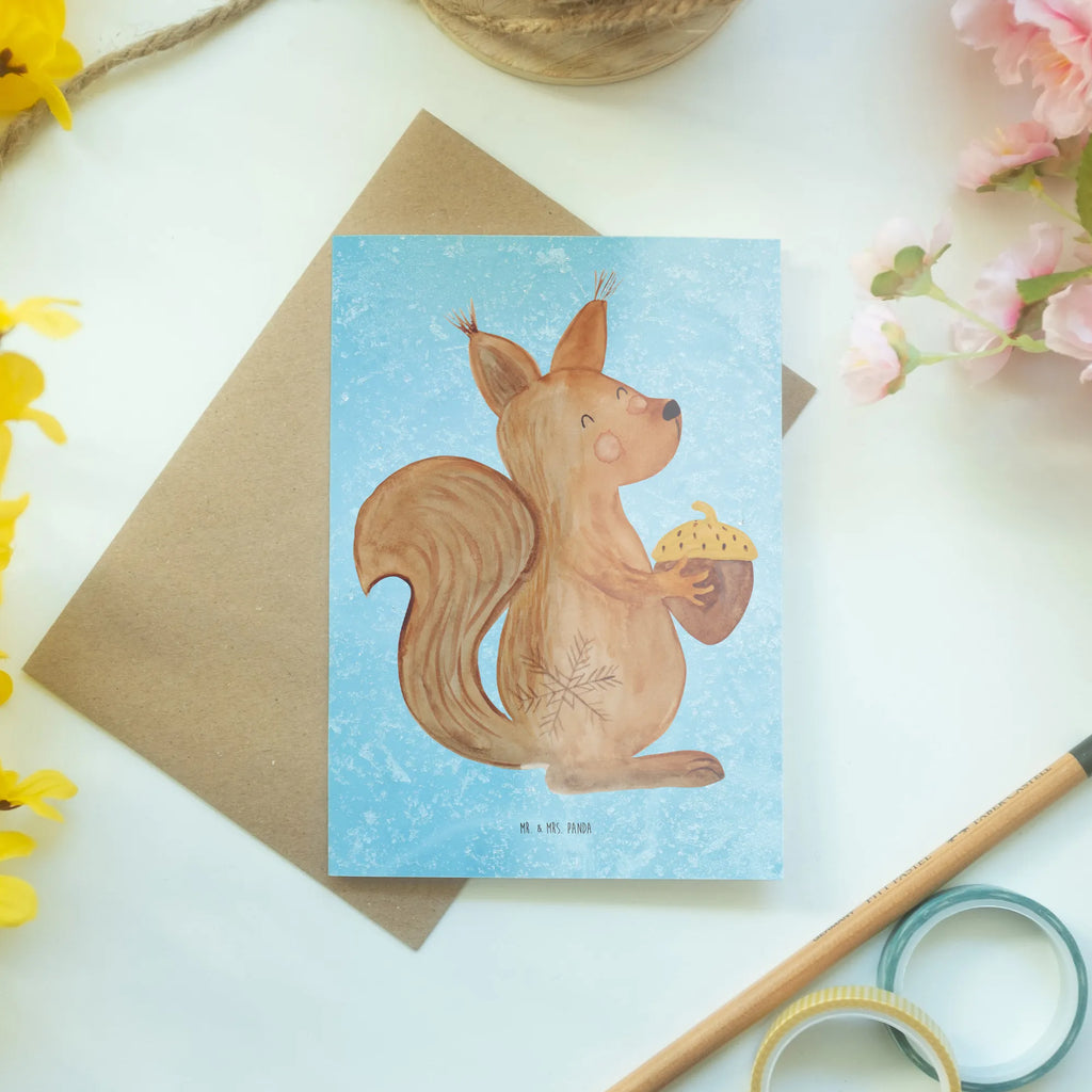 Greetings card Squirrel Christmas Klappkarte, Karte, Grußkarte, Glückwunschkarte, Geburtstagskarte, Einladungskarte, Hochzeitskarte, Ansichtskarten, Winter, Weihnachten, Weihnachtsdeko, Nikolaus, Advent, Heiligabend, Wintermotiv, Frohes neues Jahr, Neujahr, Frohe Weihnachten, Weihnachtsgruß, Guten Rutsch, Weihnachtsmotiv, Vogel