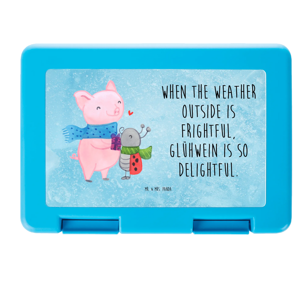 Pudełko na kanapki Rozgrzana Świnka Smörle Zima, Boże Narodzenie, dekoracje świąteczne, Mikołaj, Adwent, Wigilia, zimowy motyw