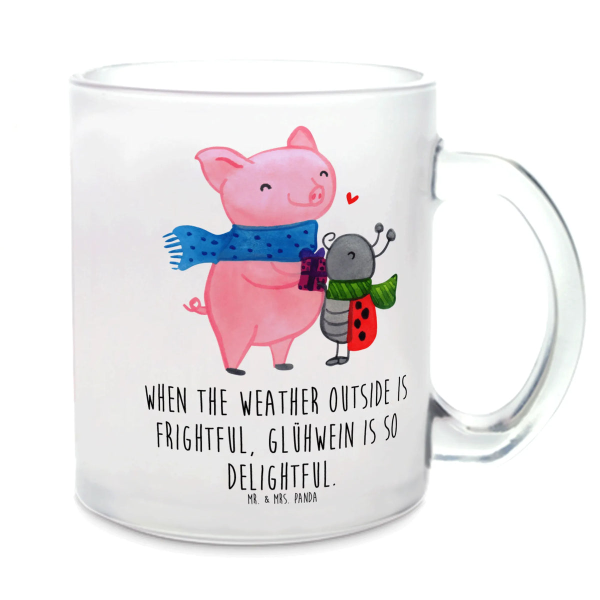 Teetasse Glühschwein Smörle Glasbecher, Henkeltasse, Teetasse Glas, Glas Teebecher, Pott, Teeglas, Haferl, Kakaotasse, Tee Tasse, Motivtasse, Henkelbecher, glastasse, Teetasse aus Glas, Häferl, Teetasse, Trinkglas, getränkebecher, getränkeglas, Weihnachten, Winter, Weihnachtsdeko, Nikolaus, Advent, Heiligabend, Wintermotiv, Smörle Der Stolze Marienkäfer, Kreatives Glühschwein Design, Süßer Marienkäfer Gibt Geschenk, Marienkäfer in Winterkleidung, Glühwein Liebhaber Geschenk, Winterlicher Glühwein Spruch, Romantische Geschenkidee Glühwein, Handgezeichnetes Glühschwein, Herzliches Marienkäfer Motiv, Glühwein Ist Köstlich Spruch