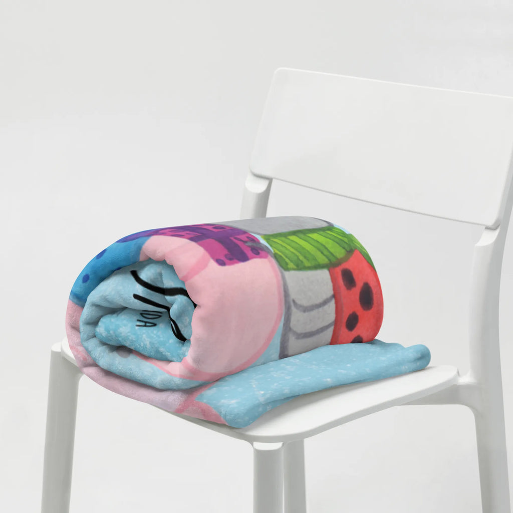 Personalizowany koc Rozgrzana Świnka Smörle Zima, Boże Narodzenie, dekoracje świąteczne, Mikołaj, Adwent, Wigilia, zimowy motyw