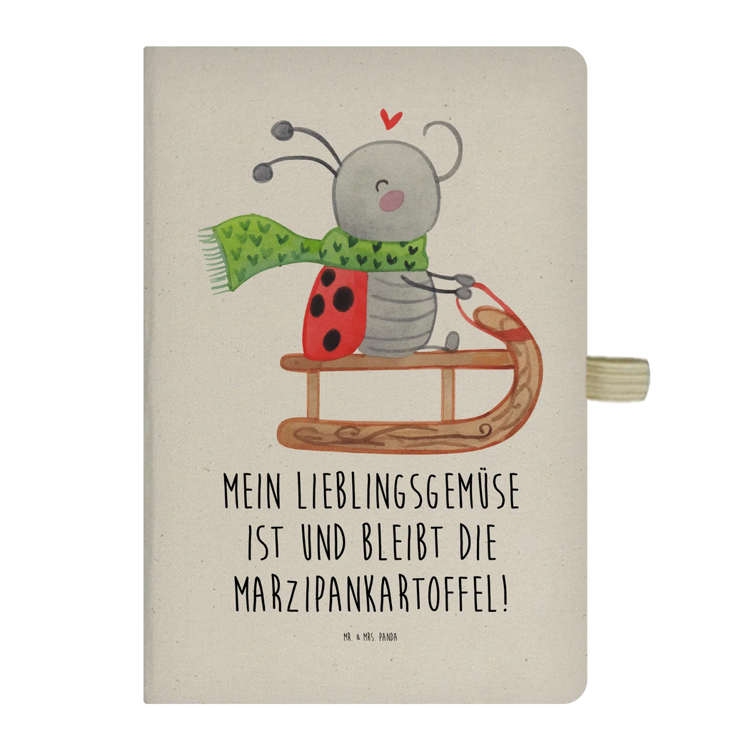 Cotton notebook Smörle sledding writing book, notepad, sketchbook, diary, journal, notes, address book, entry book, notebook, Winter, Christmas, Christmas time, snow