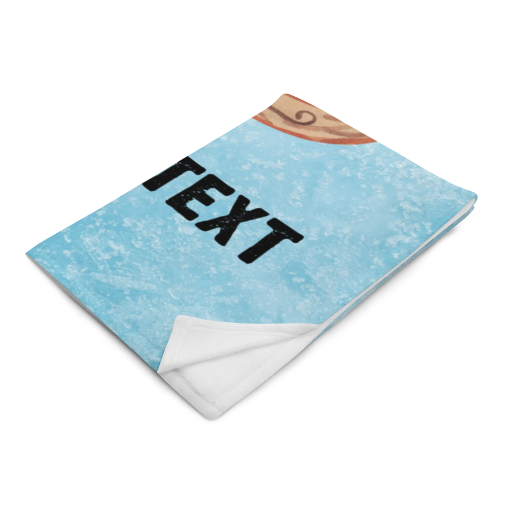 Kocyk dla niemowląt z imieniem Smörle jazda na sankach Zima, Boże Narodzenie, dekoracje świąteczne, Mikołaj, Adwent, Wigilia, zimowy motyw