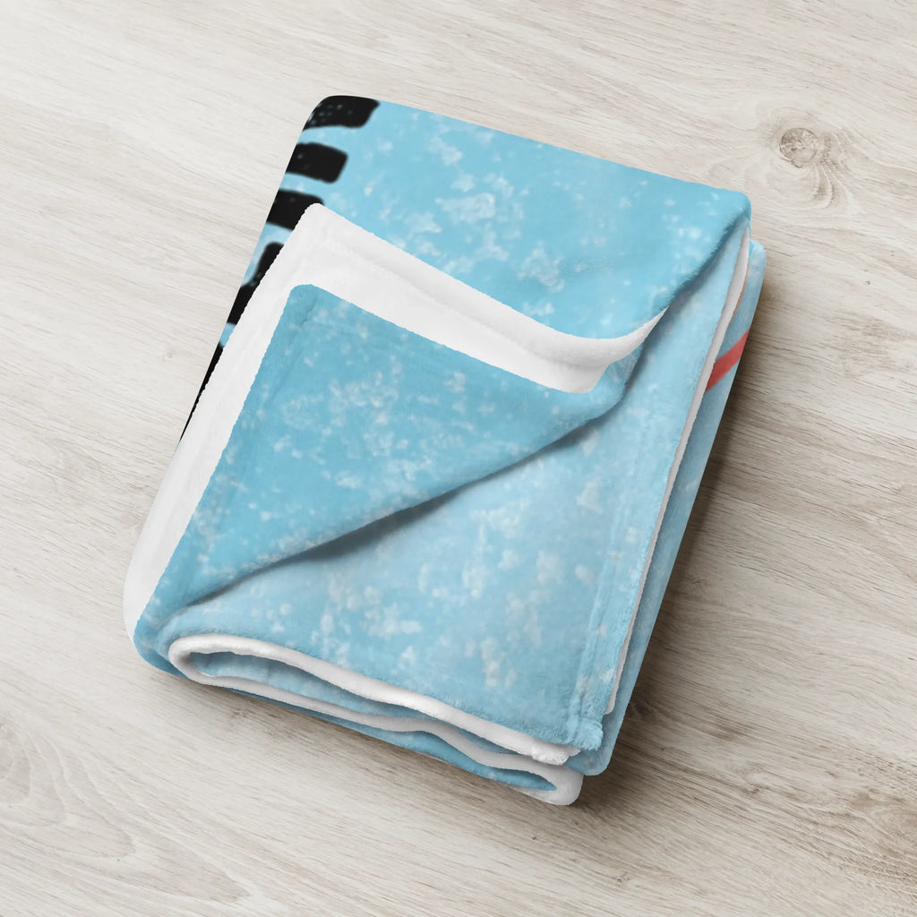 Kocyk dla niemowląt z imieniem Smörle jazda na sankach Zima, Boże Narodzenie, dekoracje świąteczne, Mikołaj, Adwent, Wigilia, zimowy motyw