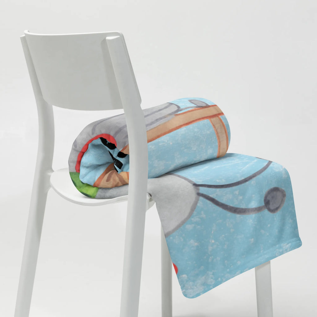 Kocyk dla niemowląt z imieniem Smörle jazda na sankach Zima, Boże Narodzenie, dekoracje świąteczne, Mikołaj, Adwent, Wigilia, zimowy motyw