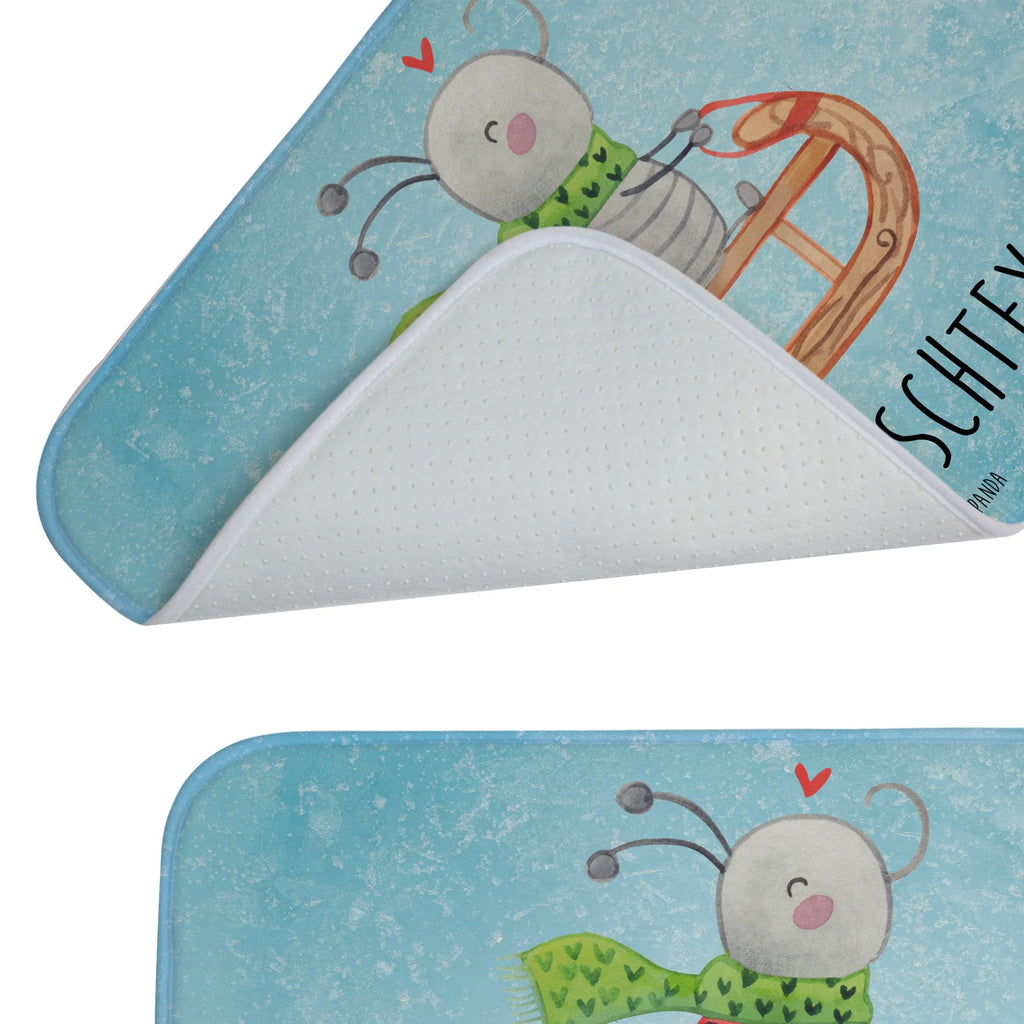 Personalised bath mat Smörle sledding Winter, Christmas, Christmas time, snow