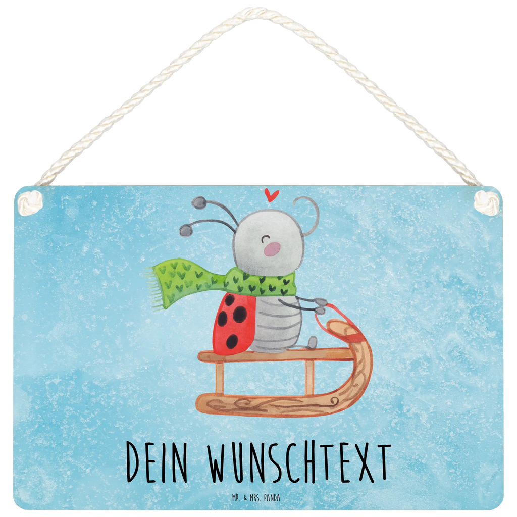 Personalised decorative sign Smörle sledding Winter, Christmas, Christmas time, snow