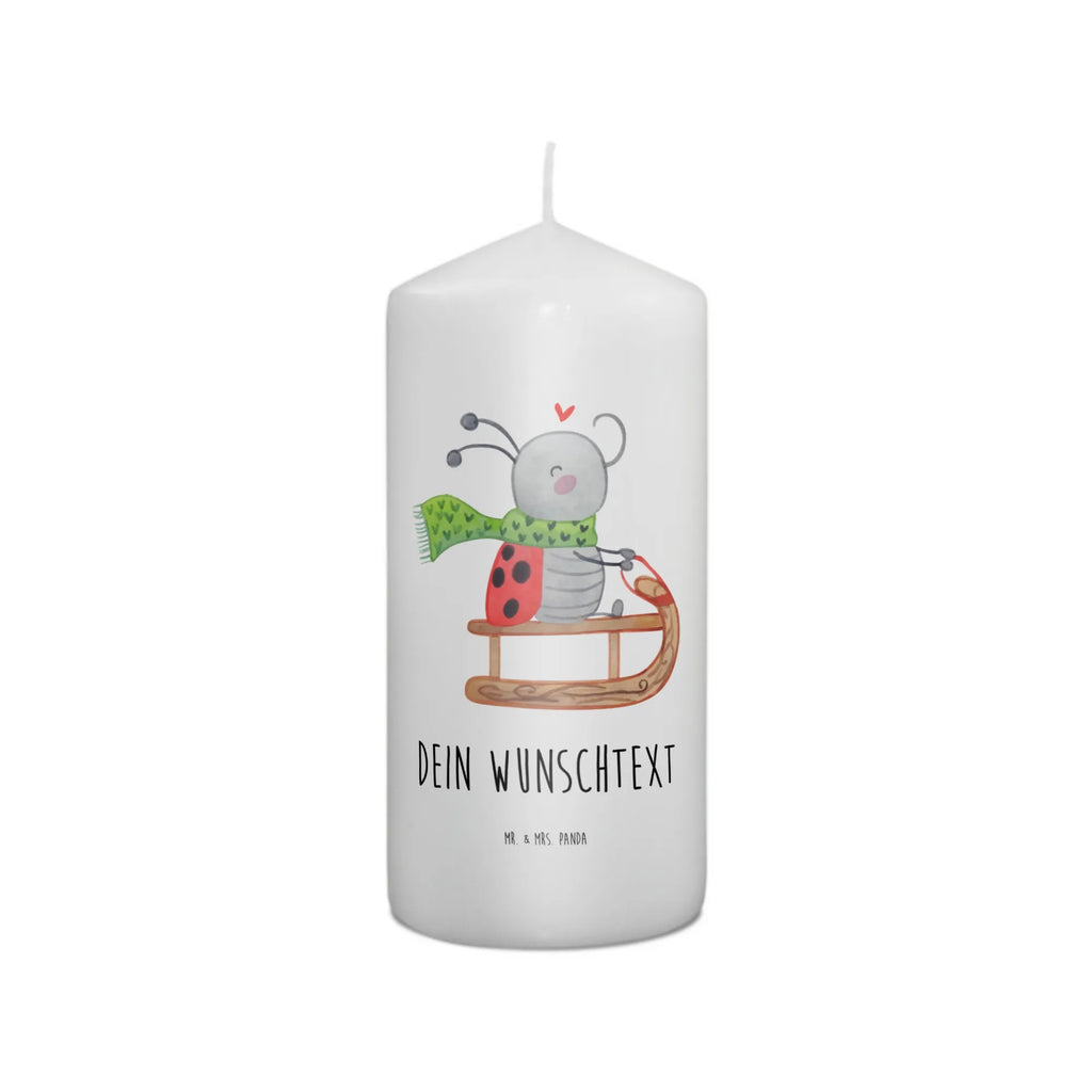 Personalised candle Smörle sledding Winter, Christmas, Christmas time, snow