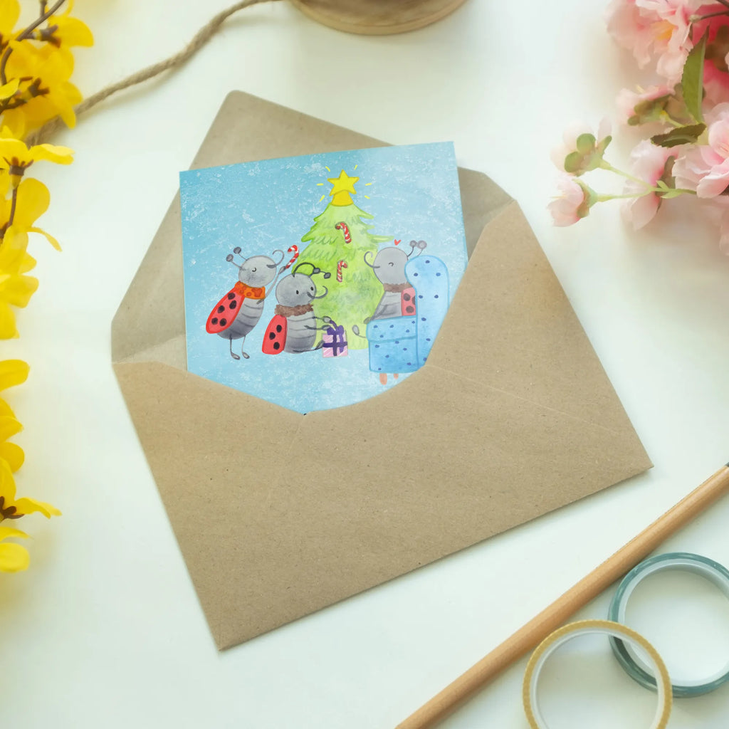 Kartka okolicznościowa Boże Narodzenie Smörle Ansichtskarten, Einladungskarte, Hochzeitskarte, Karte, Grußkarte, Geburtstagskarte, Klappkarte, Glückwunschkarte, Winter, Weihnachten, Weihnachtsdeko, Nikolaus, Advent, Heiligabend, Wintermotiv, Pfefferminzstange, Tannennadeln, Weihnachtsbaum, Geschenk