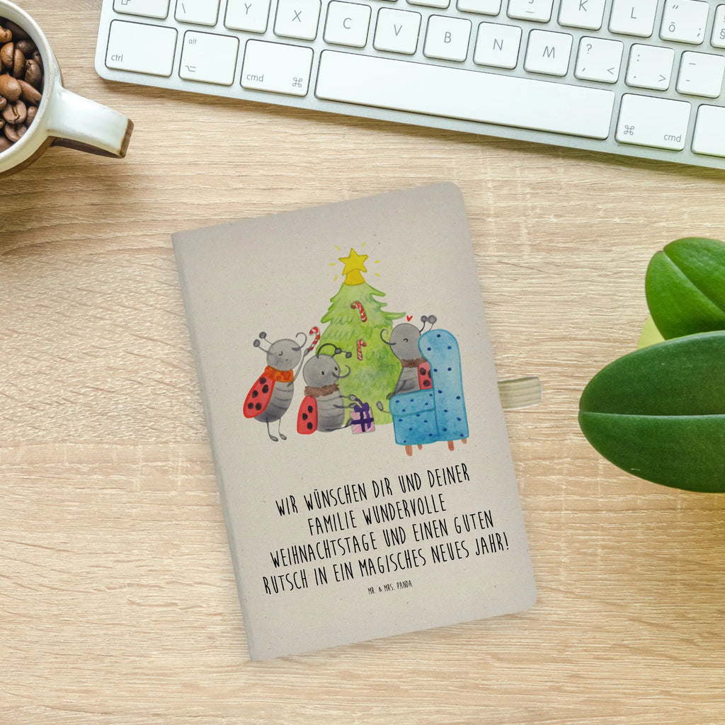 Cotton notebook Christmas Smörle writing book, notepad, journal, diary, address book, notes, notebook, sketchbook, entry book, Winter, Christmas, Christmas time, snow