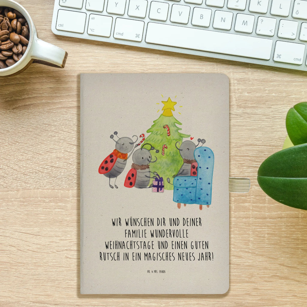 Cotton notebook Christmas Smörle writing book, notepad, journal, diary, address book, notes, notebook, sketchbook, entry book, Winter, Christmas, Christmas time, snow