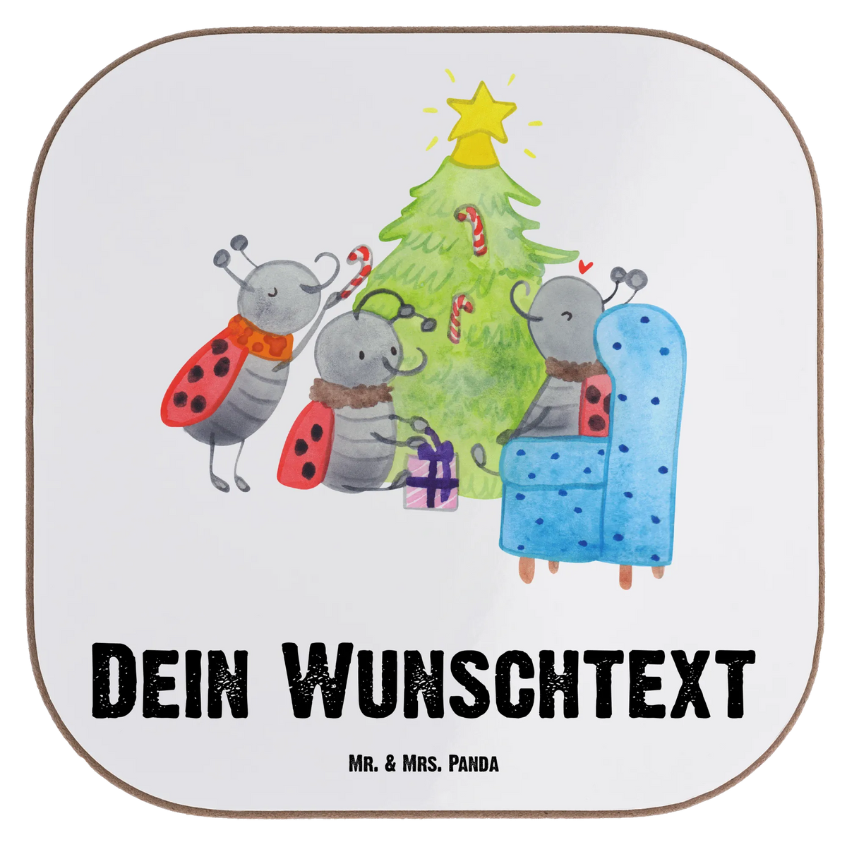Personalised coaster Christmas Smörle Winter, Christmas, Christmas time, snow