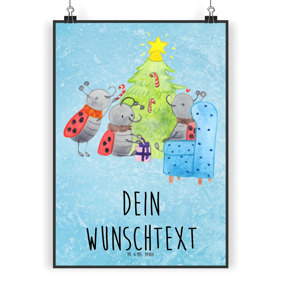 Personalised poster Christmas Smörle Christmas time, snow
