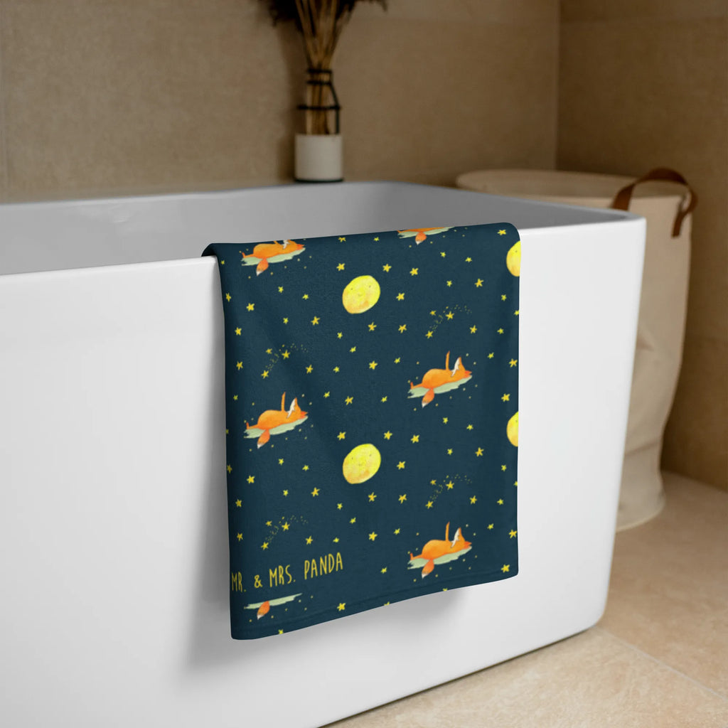 XL bath towel Fox Stars oversized towel, large beach towel, luxury bath sheet, extra large swim towel, XL bath towel, spa towel, fox, foxes, forest wildlife, clever as a fox, animal lover, Always Look on the Bright Side of Life, Saying positive, words of consolation, Fox, Romance, Saying beautiful