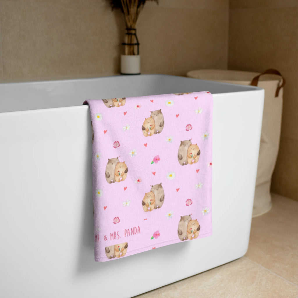 XL ręcznik kąpielowy Miłość niedźwiedzi Miłość, partner, przyjaciel, przyjaciółka, mąż, żona, wesele, zaręczyny, prośba o rękę, prezent miłosny, rocznica, dzień ślubu